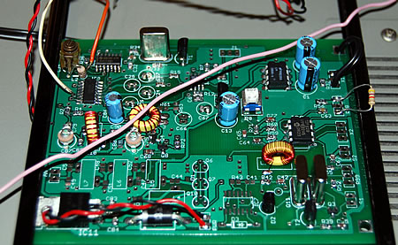 Testing the transmitters voltage controlled crystal oscillator