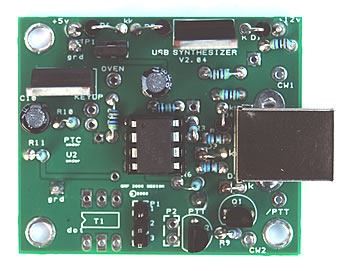 SI570 USB Synth Board - Top